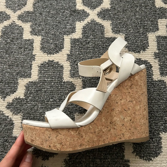 Jimmy Choo White wedges - Picture 7 of 7